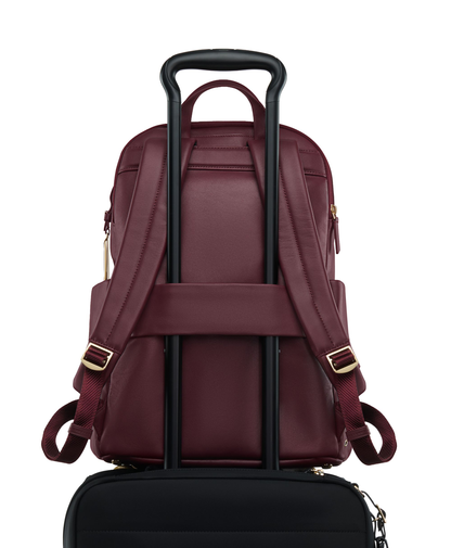 Multi-Pocket Leather Large Travel Laptop Backpack