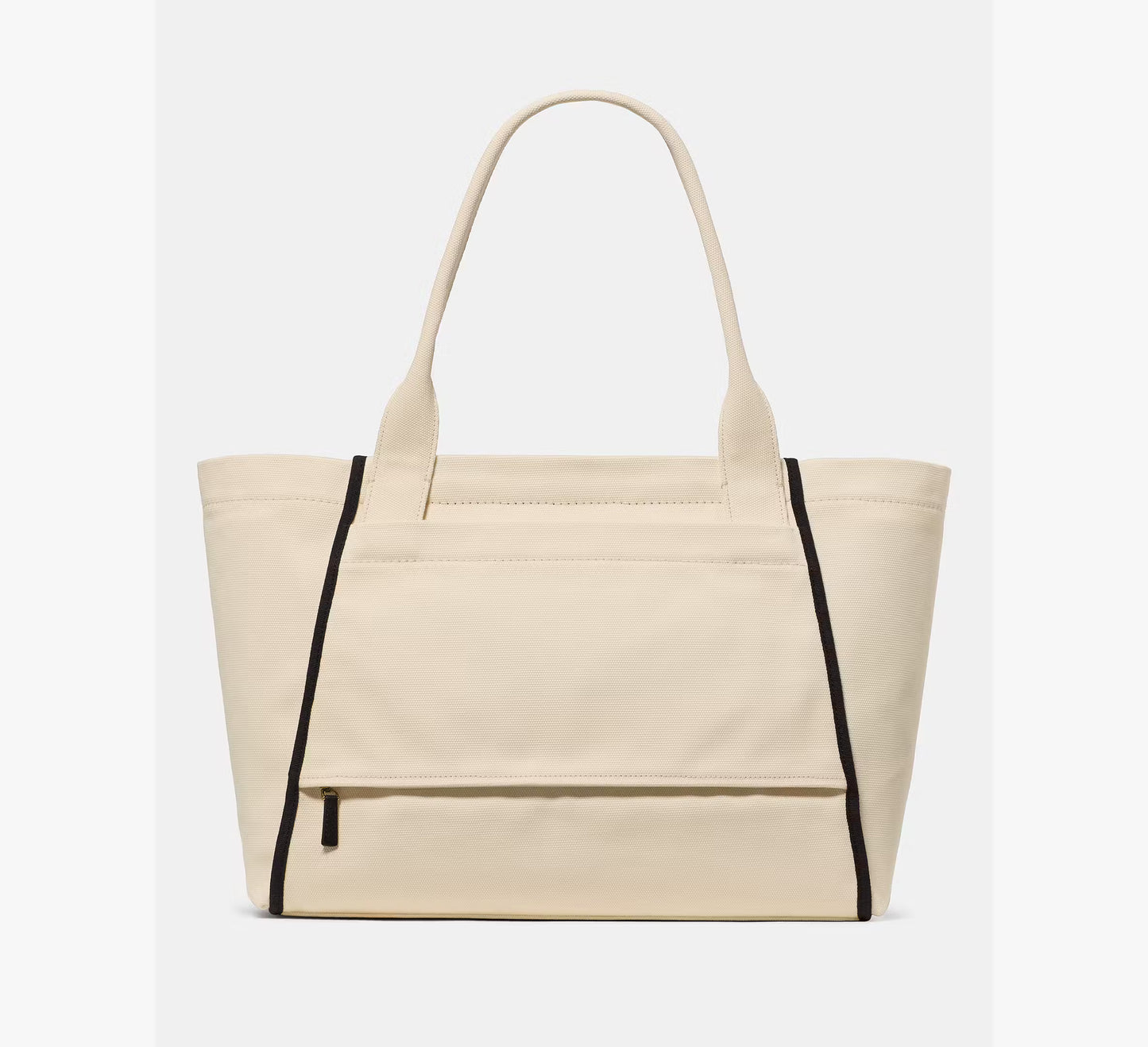 Large Canvas Zip Top Multi-Pocket Daily Canvas Bag
