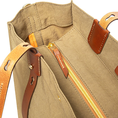Adjustable Multi-Wear Linylen Open Top Edge Canvas Bag Tote