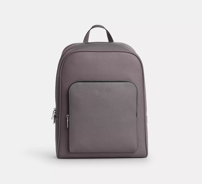 Crossgrain Leather Multi-Compartment Laptop Backpack