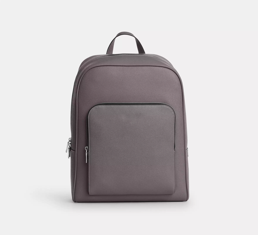 Crossgrain Leather Multi-Compartment Laptop Backpack